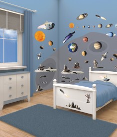 Space Adventure Bedroom Decor Kit