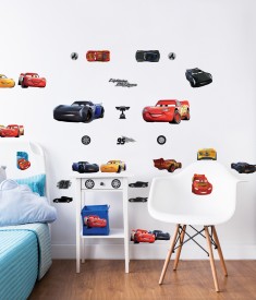 Disney Cars Wall Sticker Bedroom Scene 45576