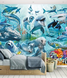 Under_Sea_12PC Mural_ Roomset 1000px