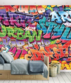 Graffiti Bedroom Scene - 46689