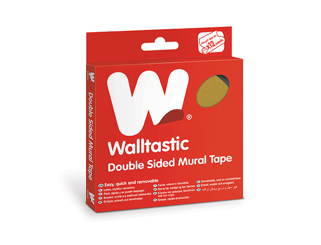 Walltastic WT40748 Double Sided Mural Tape Transparent