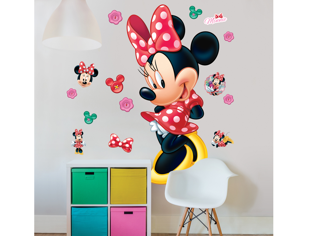 Disney minnie mouse wall safe sticker border cut out 7 inch
