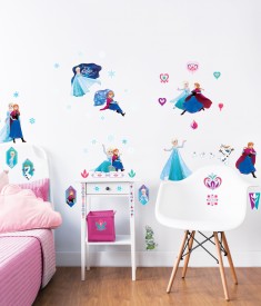 Disney Frozen Wall Stickers Bedroom Scene 1000px - 45088